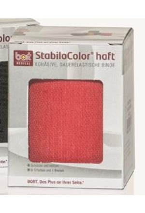 Bort Stabilo Colour Benda elastica 6cmx5m rosso