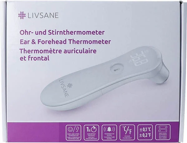 Livsane Ohr- und Stirnthermometer
