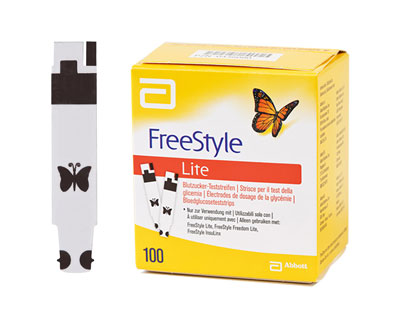Abbott FreeStyle Lite Blutzucker-Teststreifen 100 Stück