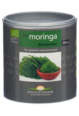 AMAZONAS moringa biologica in polvere pura al 100 % 200g