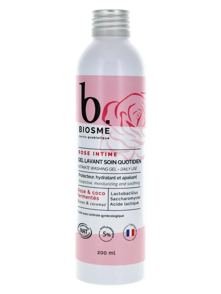 Biosme Gel Lavante Intimo Rosa Protettivo con Probiotici 200 ml