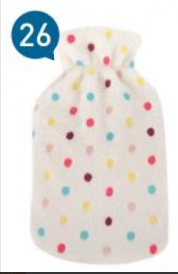 SÖNGER borsa dell'acqua calda naturale masticabile in peluche 2l punk bianco