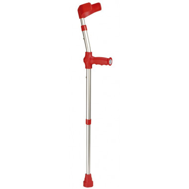 Stampella Ossenberg Kiddy alluminio/rosso impugnatura morbida 100kg 1 paio