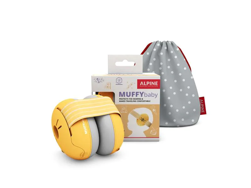 ALPINE MUFFY Cuffia per bambini gialla
