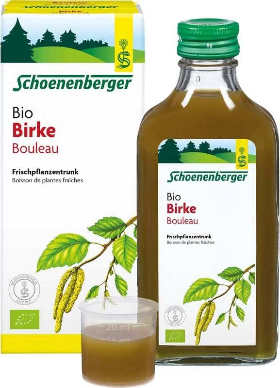Schoenenberger Bevanda al succo di piante fresche di betulla Bio 200ml