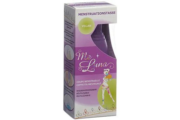 Me Luna coppetta mestruale Classic M Ring Viola