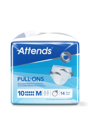 ATTENDS Pull Ons 10 Pant M Btl 14 pz.