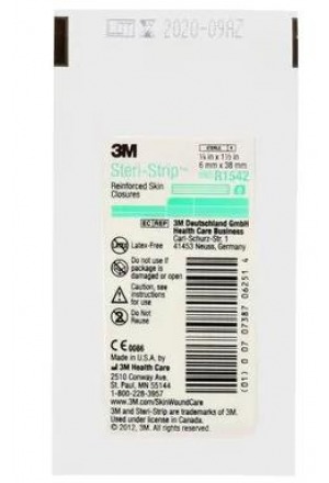 3M STERI STRIP 6x38mm bianco rinforzato (nuovo) 50 x 6 pezzi