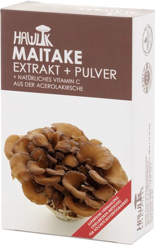 HAWLIK Estratto di Maitake + Capsule in polvere 60 Capsule