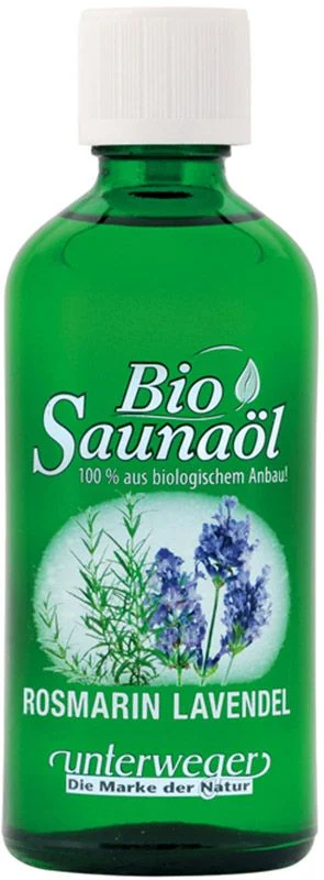 Unterweger olio biologico per sauna rosmarino lavanda 100ml