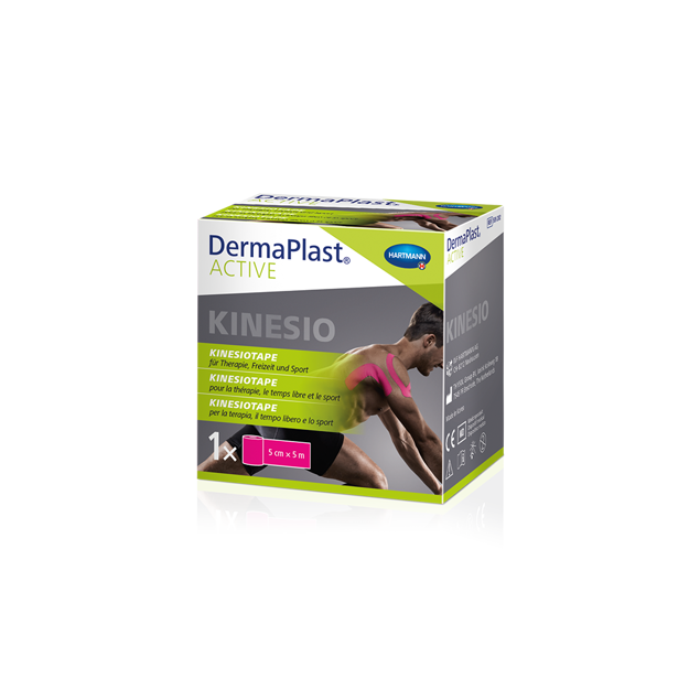 DermaPlast® Active Kinesiotape 5cmx5m rosa