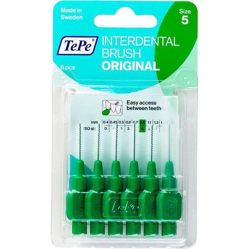 TePe Scovolino interdentale 0,8 mm verde 6 pezzi