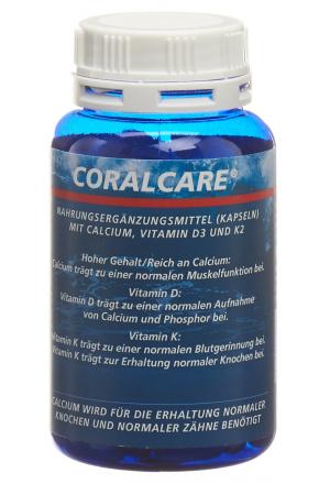 Coralcare Calcium Capsules 750 mg Vitamina D3 + K2 120 Capsule