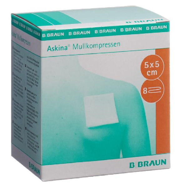 ASKINA compresse di garza 5cmx5cm ster 25 x 2 pz.