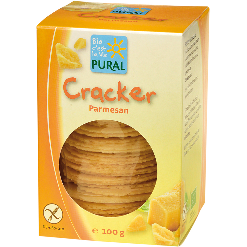 Pural Cracker al parmigiano senza glutine bio 100g
