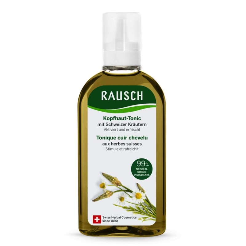 Tonico per il cuoio capelluto RAUSCH alle erbe svizzere 200ml