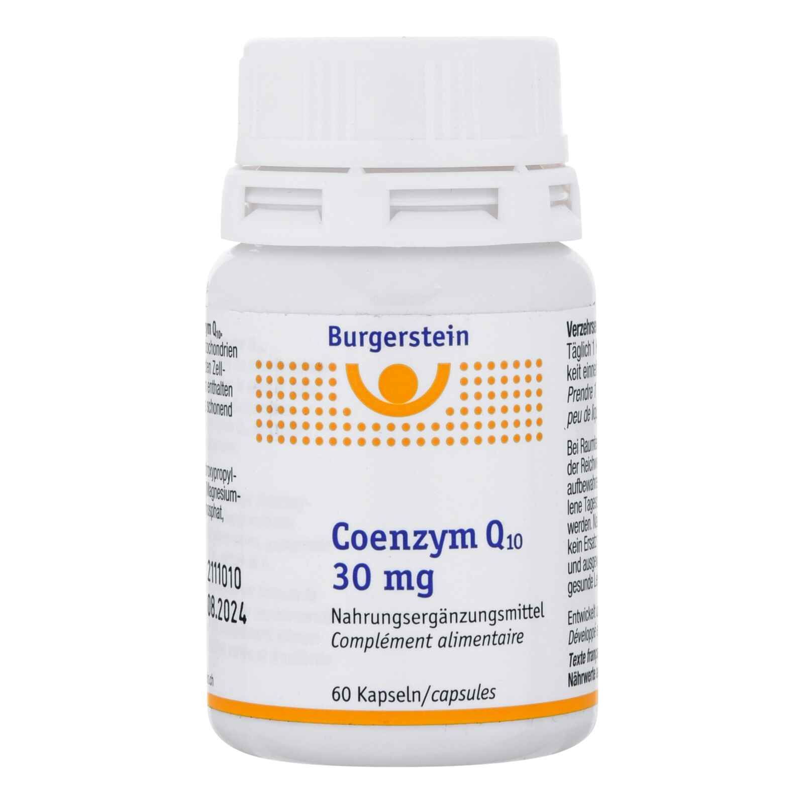 BURGERSTEIN Coenzima Q10 Capsule 30mg 60 Capsule