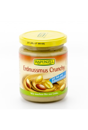 Burro di arachidi Rapunzel croccante con sale 250g