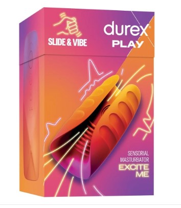Masturbatore sensoriale DUREX Play Vibe & Slide