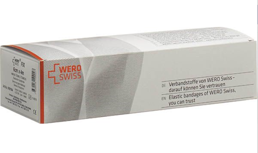 WERO SWISS Fix El benda di garza 4mx6cm bianco 20 pezzi