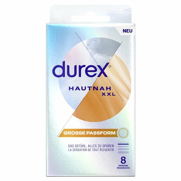 Durex Hautnah XXL Präservativ 8 Stück