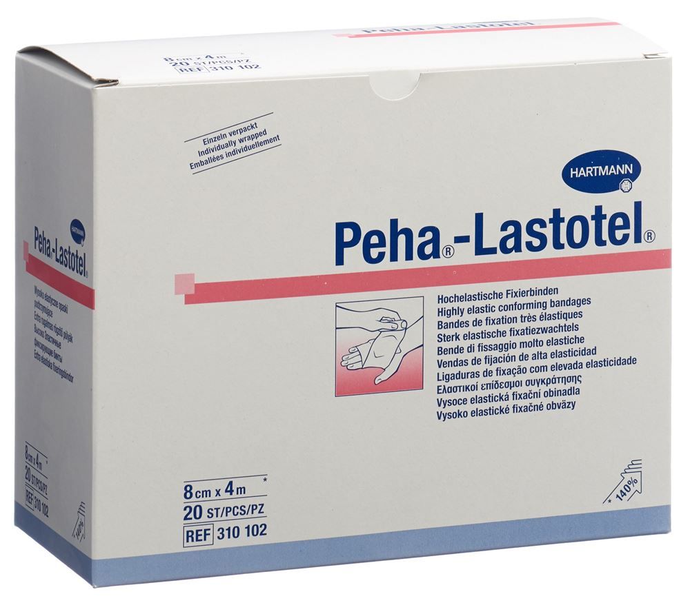 Bende di fissaggio Peha-LASTOTEL 8cmx4m 20 pezzi