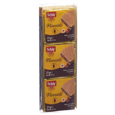 Schär Noccioli Snack 3-pack senza glutine 63g