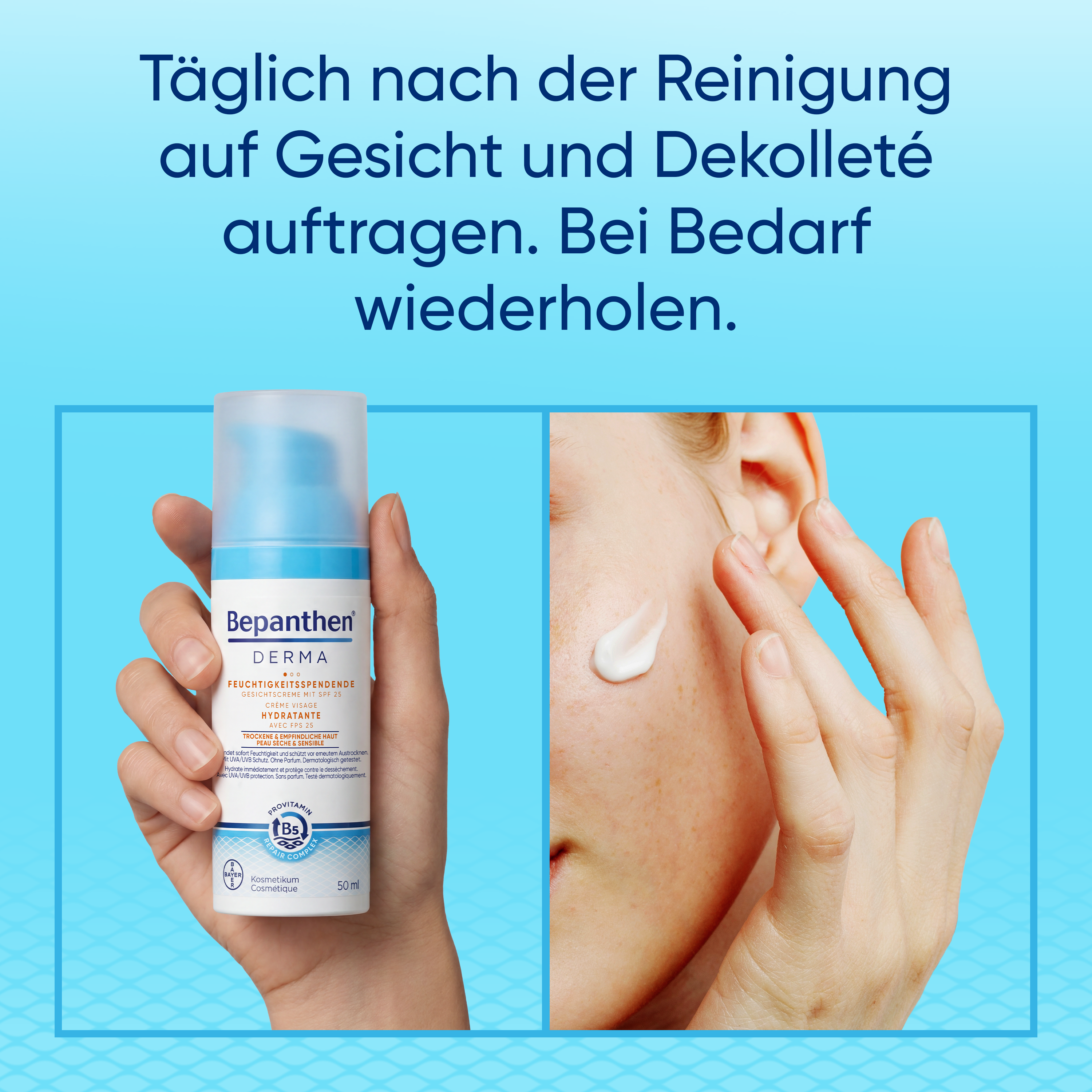 Bepanthen® Derma crema viso idratante SPF25 50ml