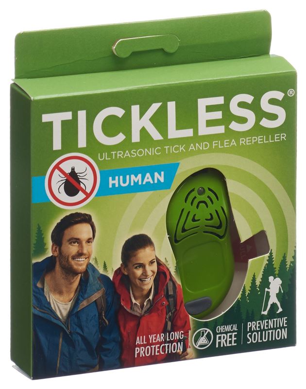 Tickless Adulti Repellente per zecche verde/rosso