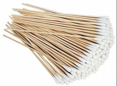 Sanitex cotton fioc 20cm legno 50 pezzi