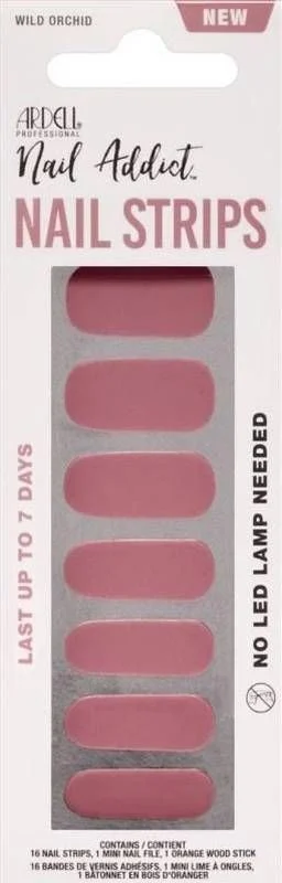 ARDELL Nail Addict Strips Wild Orchid 16 pezzi