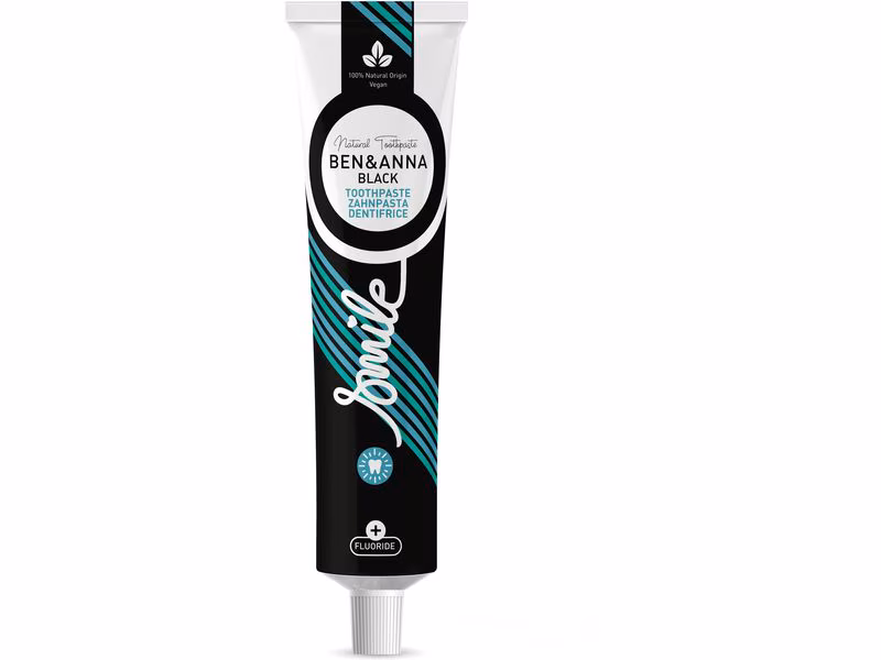 Ben & Anna Dentifricio nero al fluoro 75ml