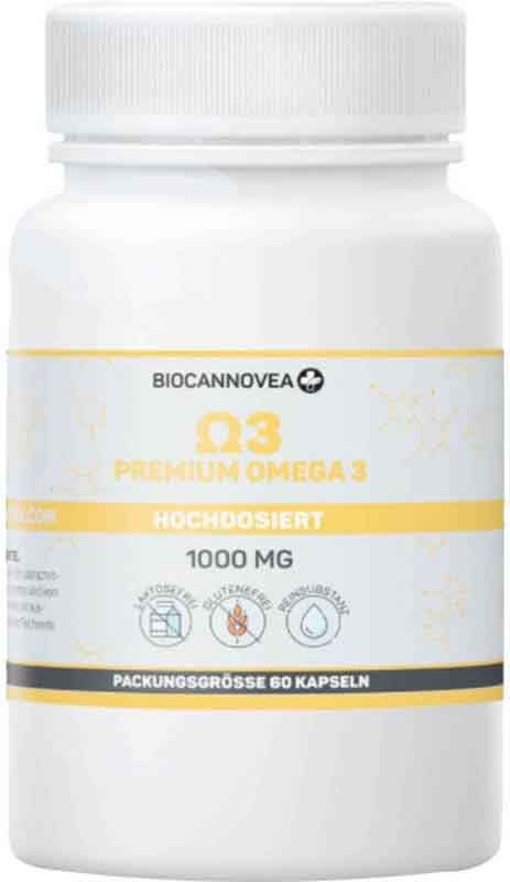 BIOCANNOVEA Omega 3 Caps 1000 mg Ds 60 pezzi