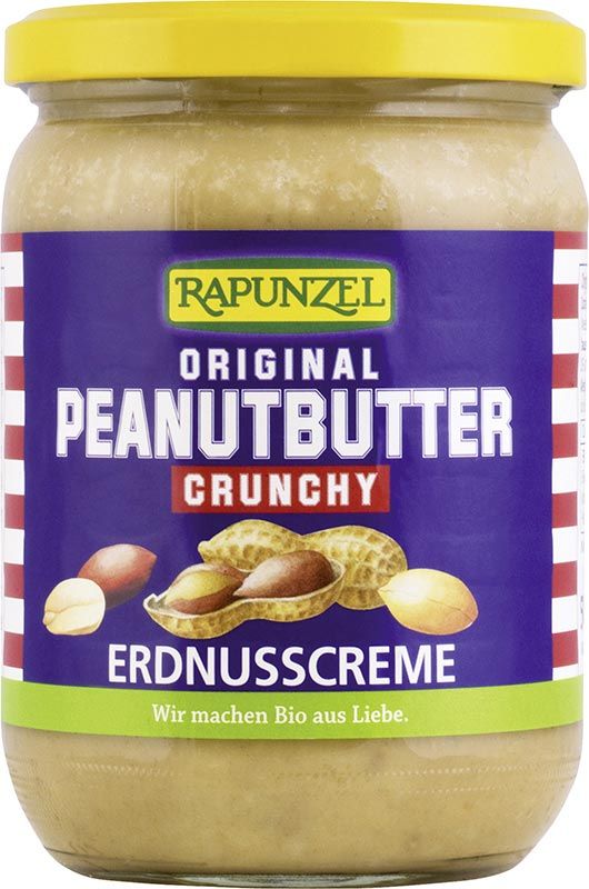 Rapunzel Burro di Arachidi Originale Croccante 500g