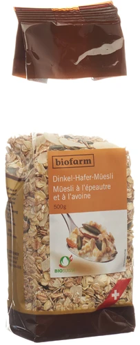 Muesli d'avena di farro biologico Biofarm 500g