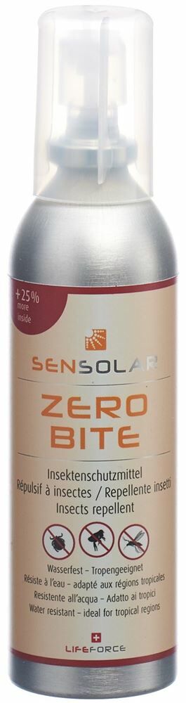 Sensolar Zero Bite repellente per zanzare e zecche 100ml
