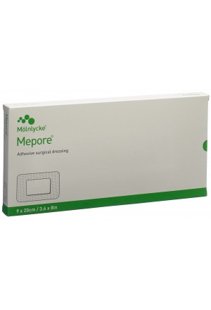 Medicazione Mepore 20x9cm Tampone per ferite 15x5cm 5 pezzi