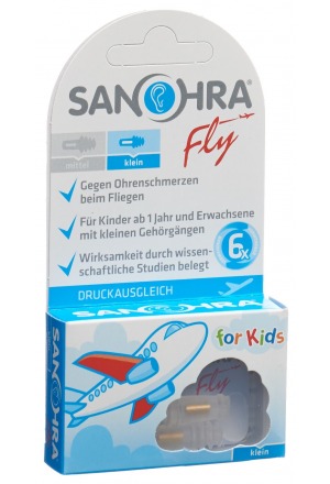 SANOHRA FLY tappi per le orecchie per bambini 2 pezzi