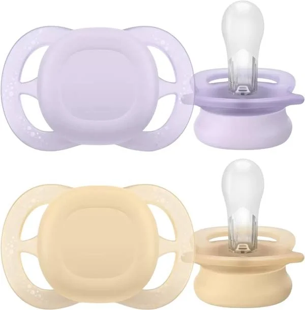 PHILIPS AVENT Nuggi Start 0-2M viola/ora 2 pezzi