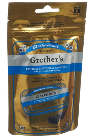 GRETHERS Ribes Nero Passato LE o Z 12 x 110g