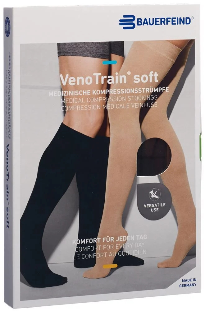 VenoTrain soft AT KKL2 taglia M plus punta lunga chiusa nero (1 paio)