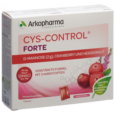 Cys-Control Forte D-Mannosio Mirtillo Rosso Btl 14 pezzi