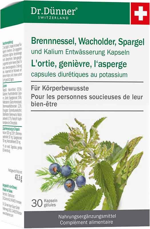 Dr Dünner Capsule drenanti all'ortica 30 Capsule