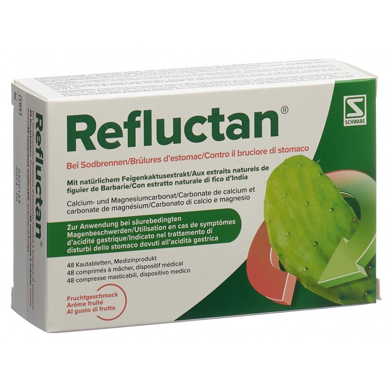 Refluctan compresse masticabili alla frutta 48 pezzi