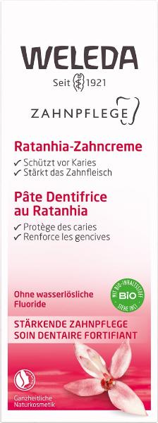 WELEDA Ratanhia Dentifricio Tb 75ml