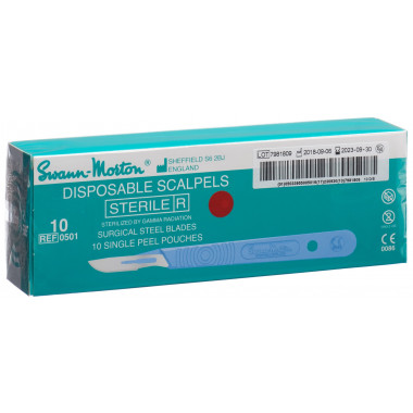 SWANN MORTON Bisturi 1x sterile n. 10 10 pezzi