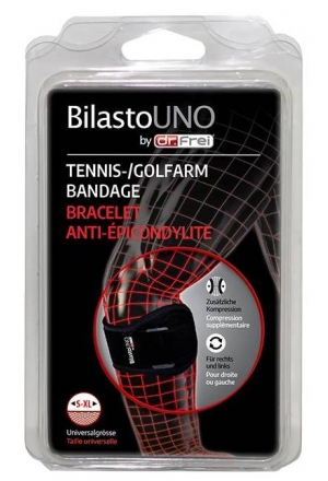 Bilasto Uno tennis golf supporto braccio S-XL con velcro