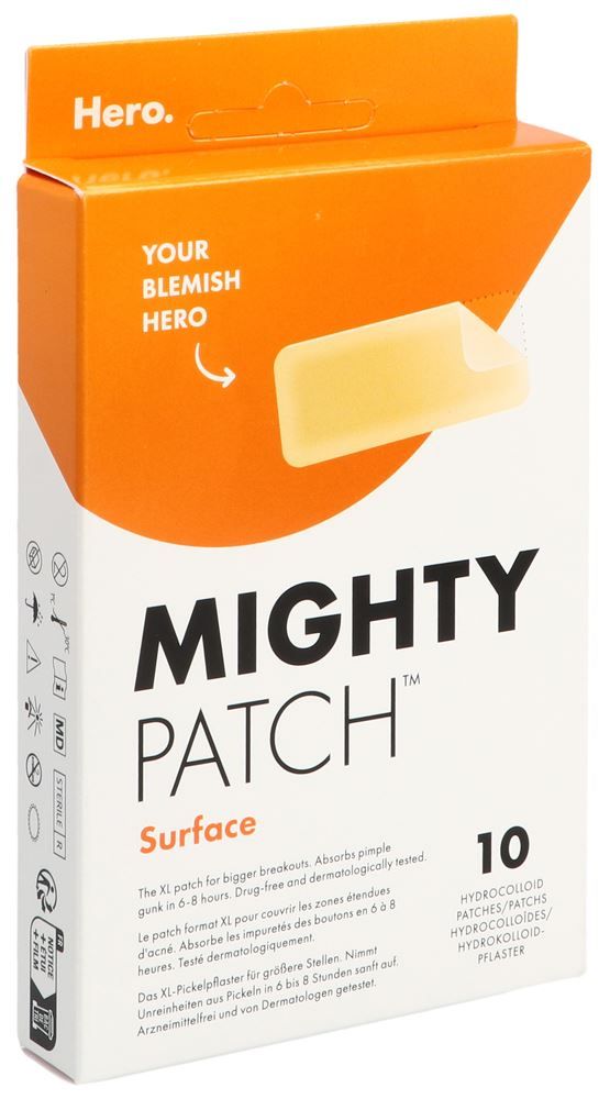 HERO. Superficie Mighty Patch 10 pezzi