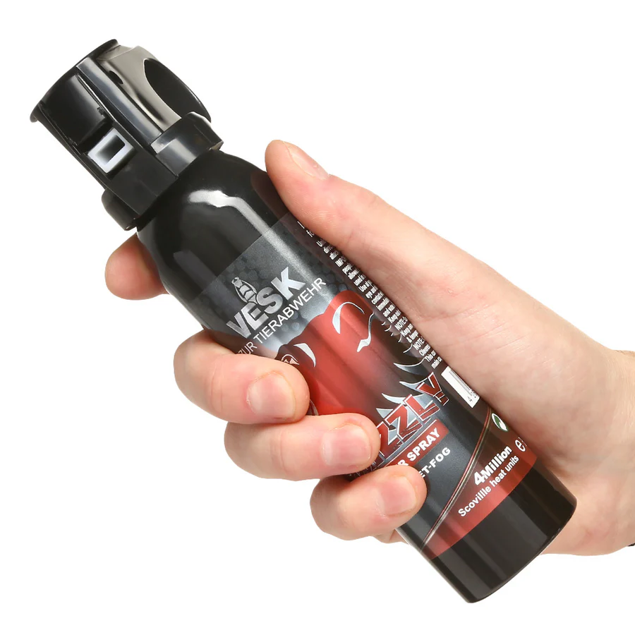 Spray al peperoncino VESK Grizzly 200 ml a getto largo