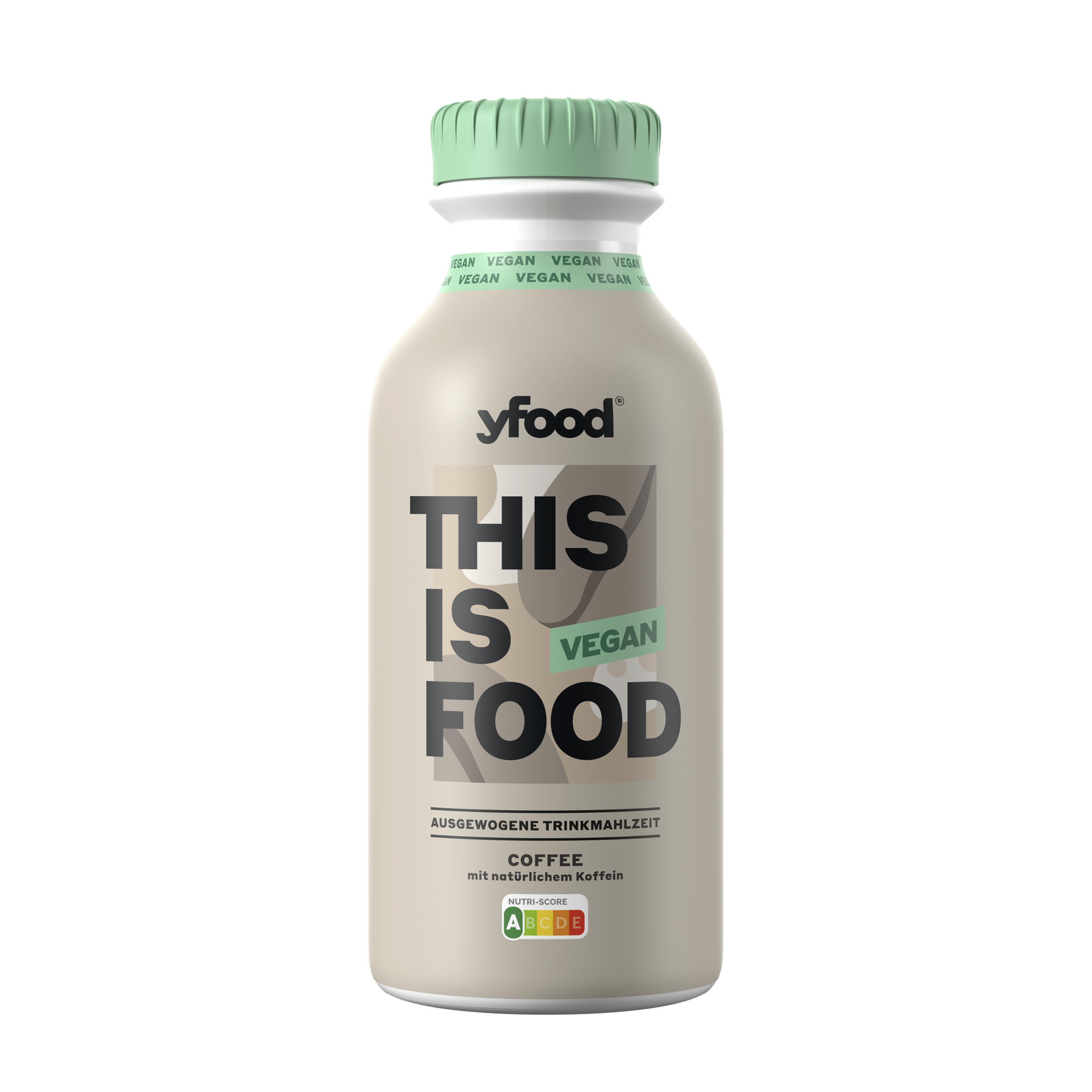 YFOOD Bottiglia di caffè vegano per pasti da bere 500ml